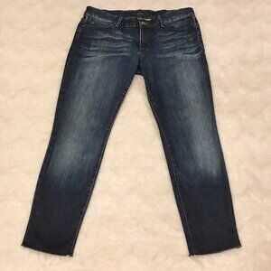 Joe’s Jeans 30 Chelsea Slim Women’s Jeans Hoxten Wash Frayed Hems